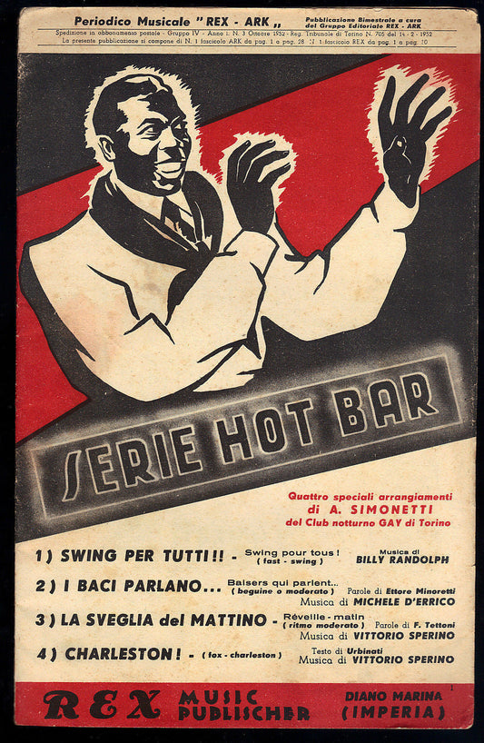 SERIE HOT BAR - 4 BRANI CON SPECIALI ARRANGIAMENTI DI A. SIMONETTI # SPARTITO
