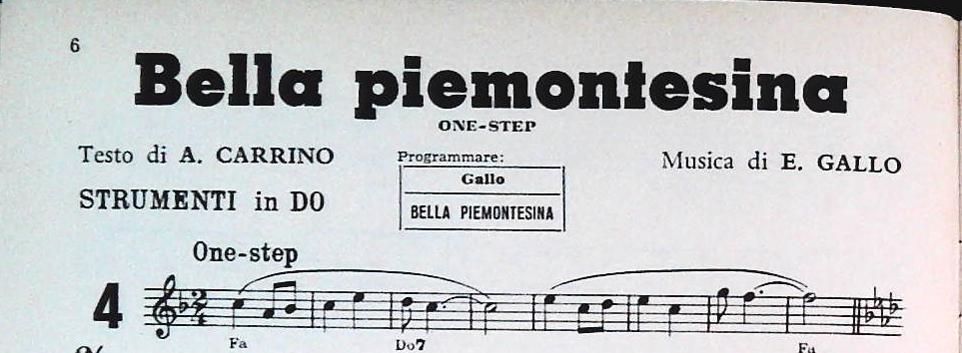 EZIO GALLO - 2 BRANI - SPARTITO-SHEET MUSIC