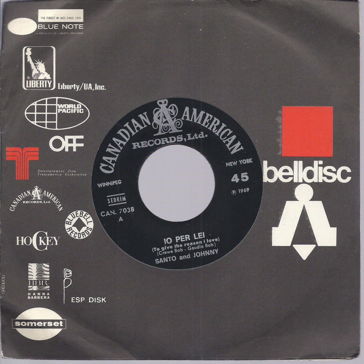 IO PER LEI ( To give the reason i love ) - OUT OF MY HEAD # SANTO and JOHNNY