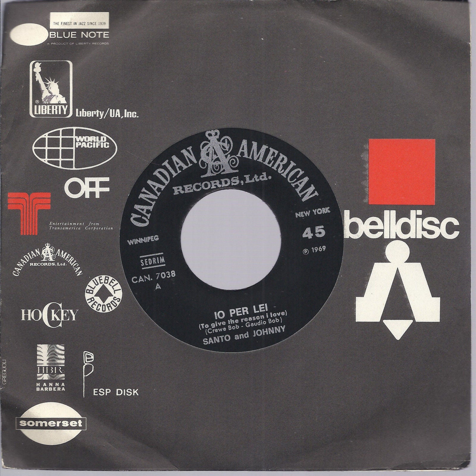 IO PER LEI ( To give the reason i love ) - OUT OF MY HEAD # SANTO and JOHNNY