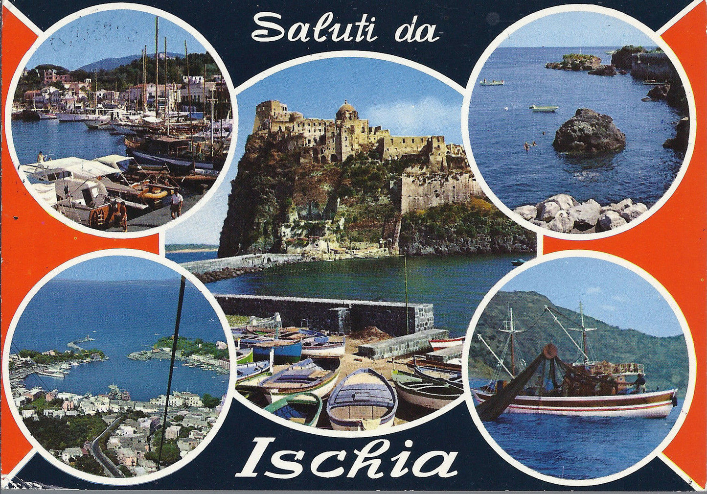ISCHIA - SALUTI - 5 VEDUTE - VSD