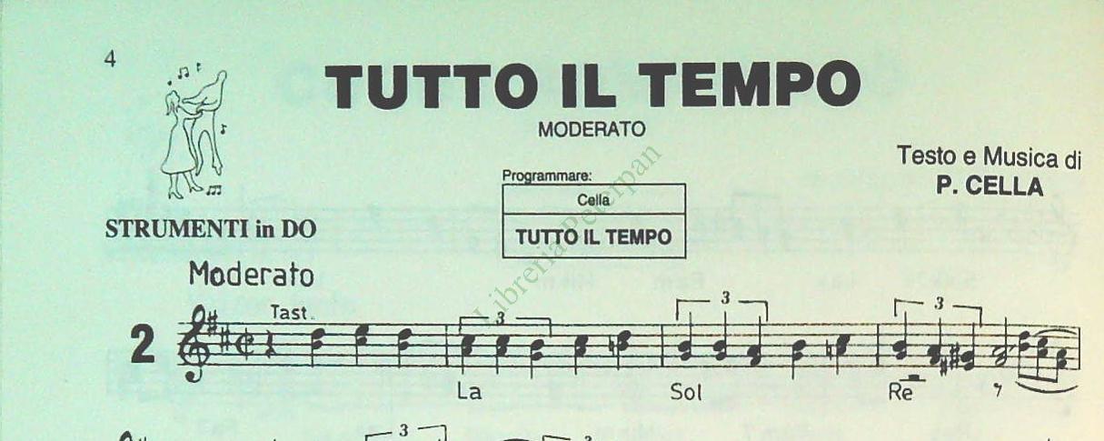 CUORE GITANO - ORCHESTRA PAOLO CELLA - 12 BRANI - SPARTITO-SHEET MUSIC