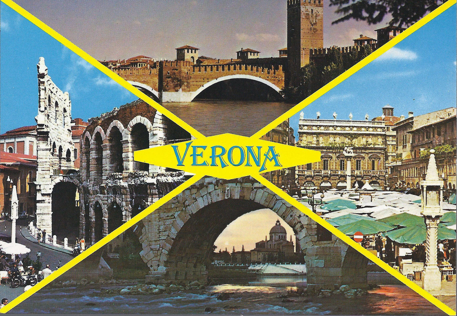 VERONA - 4 VEDUTE - NV - FG