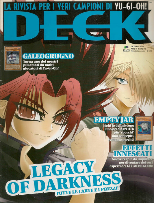 DECK. LA RIVISTA PER I CAMPIONI DI YU-GI-OH - DICEMBRE 2008