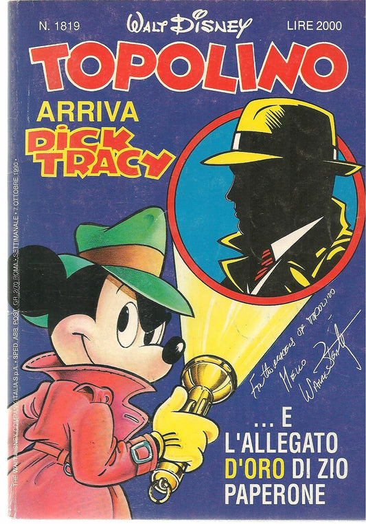 TOPOLINO N. 1819 - 7 OTTOBRE 1990