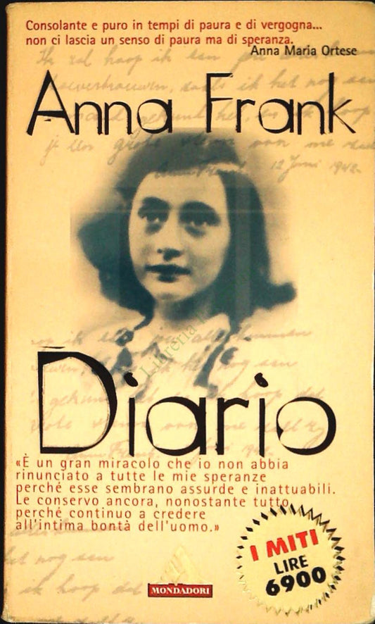 DIARIO - ANNA FRANK - MONDADORI 1997 - OUTLET DEL LIBRO