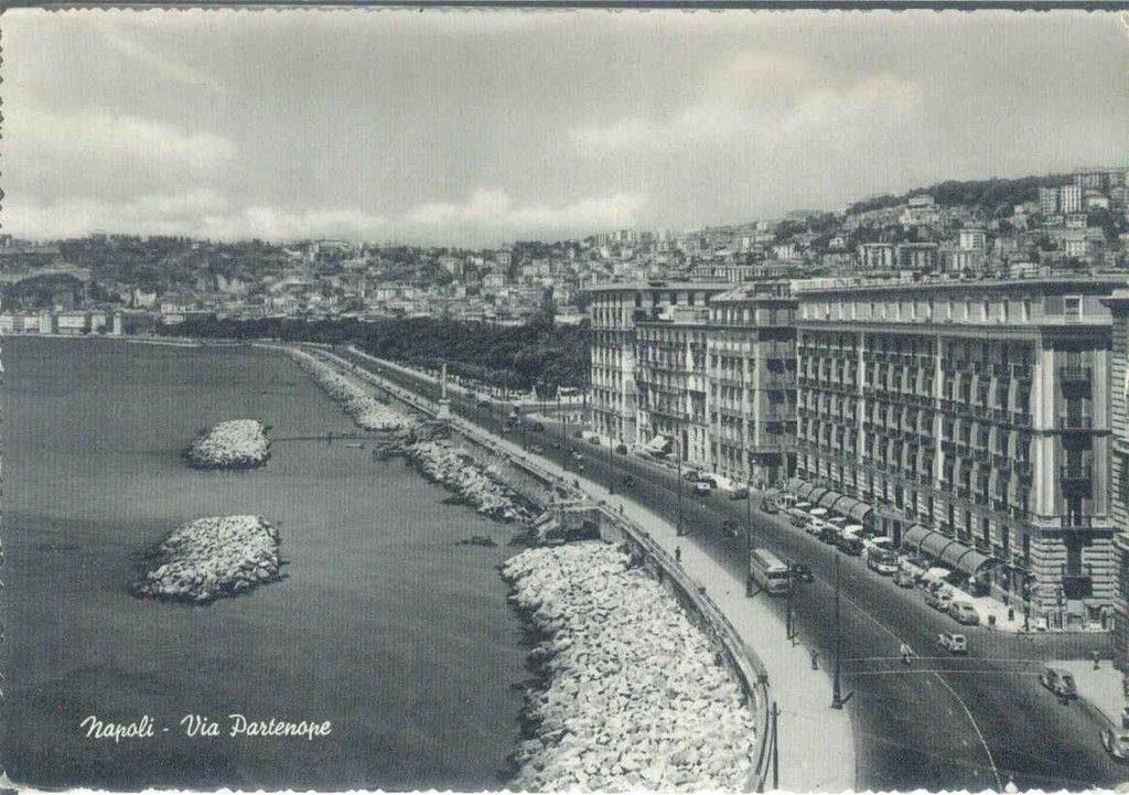 NAPOLI - VIA PARTENOPE - V ANNI'50