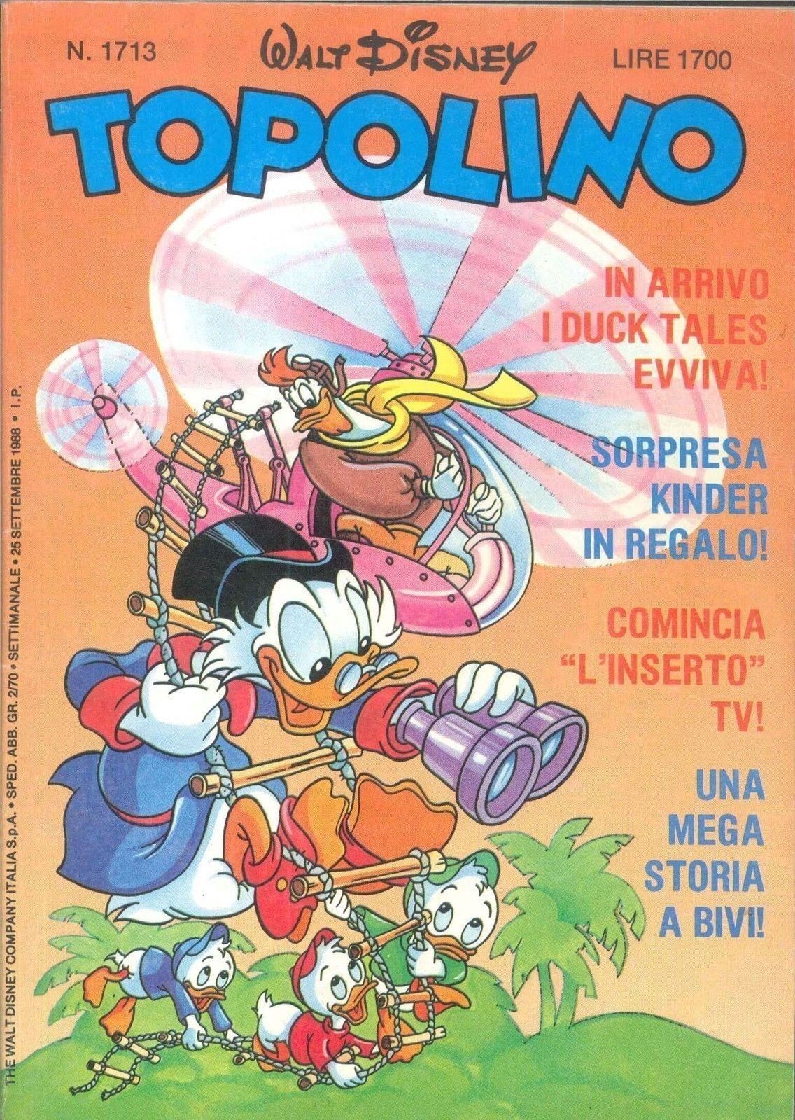TOPOLINO N° 1713 - 25 SETTEMBRE 1988