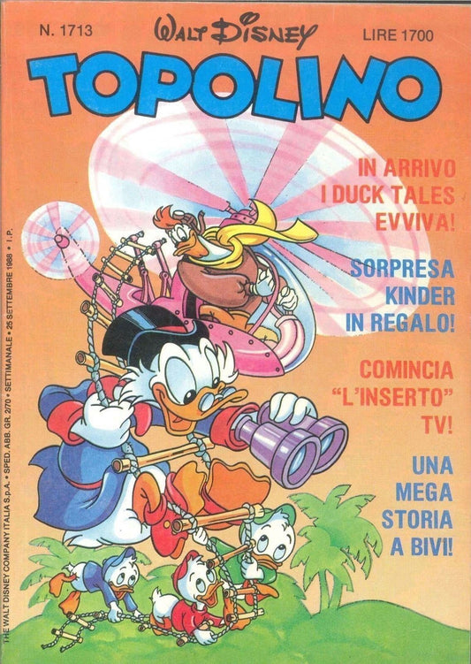 TOPOLINO N° 1713 - 25 SETTEMBRE 1988