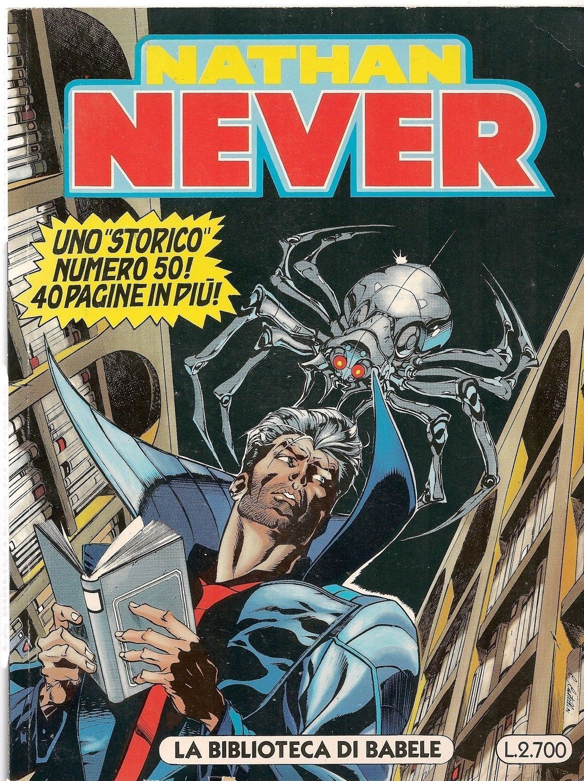 NATHAN NEVER N° 50 - LA BIBLIOTECA DI BABELE - prima edizione