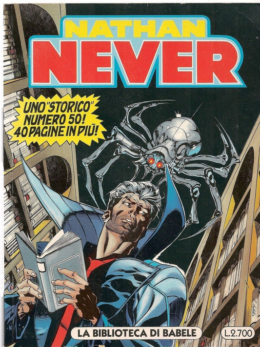 NATHAN NEVER N° 50 - LA BIBLIOTECA DI BABELE - prima edizione
