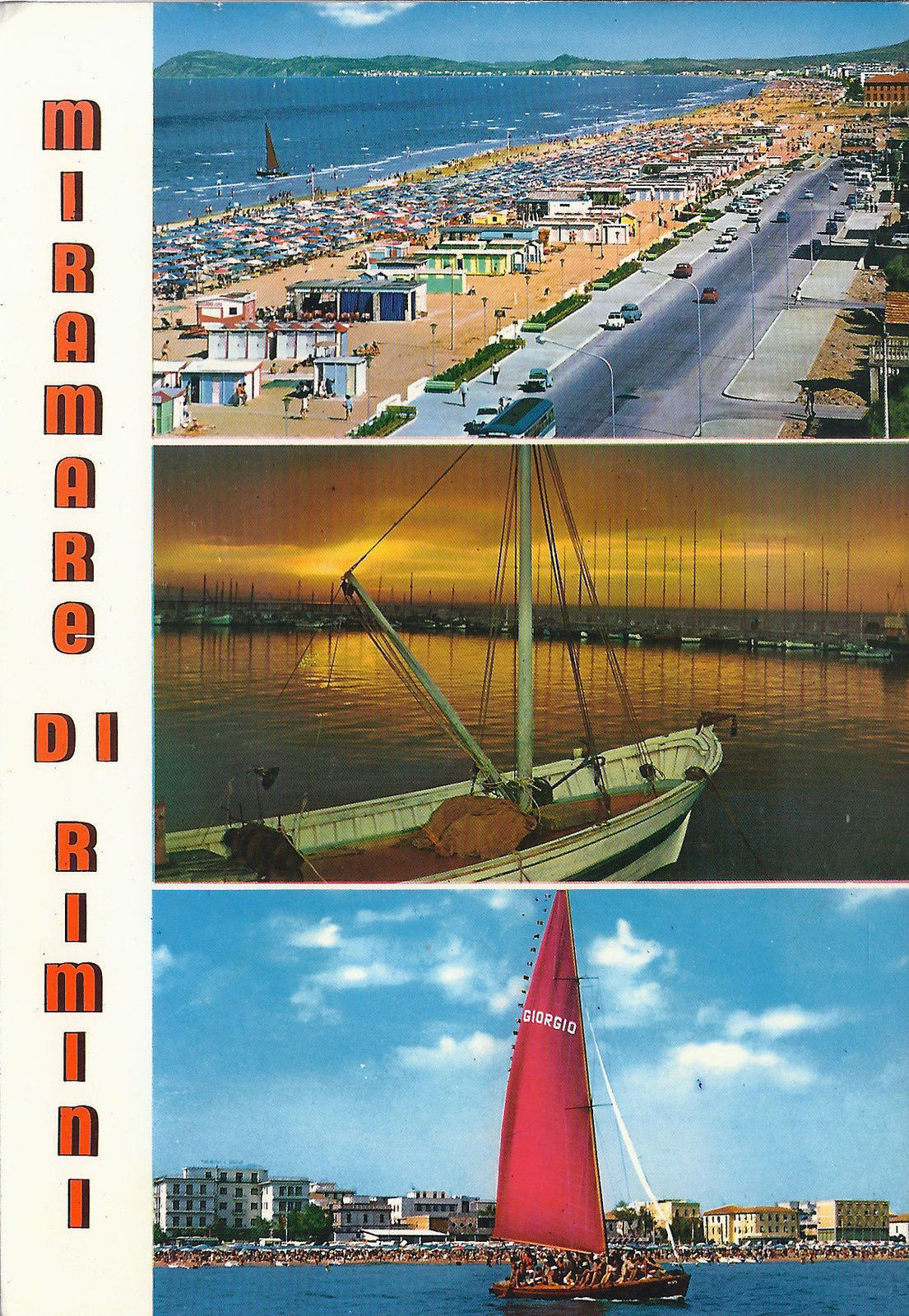 MIRAMARE DI RIMINI - 3 VEDUTE - V1972