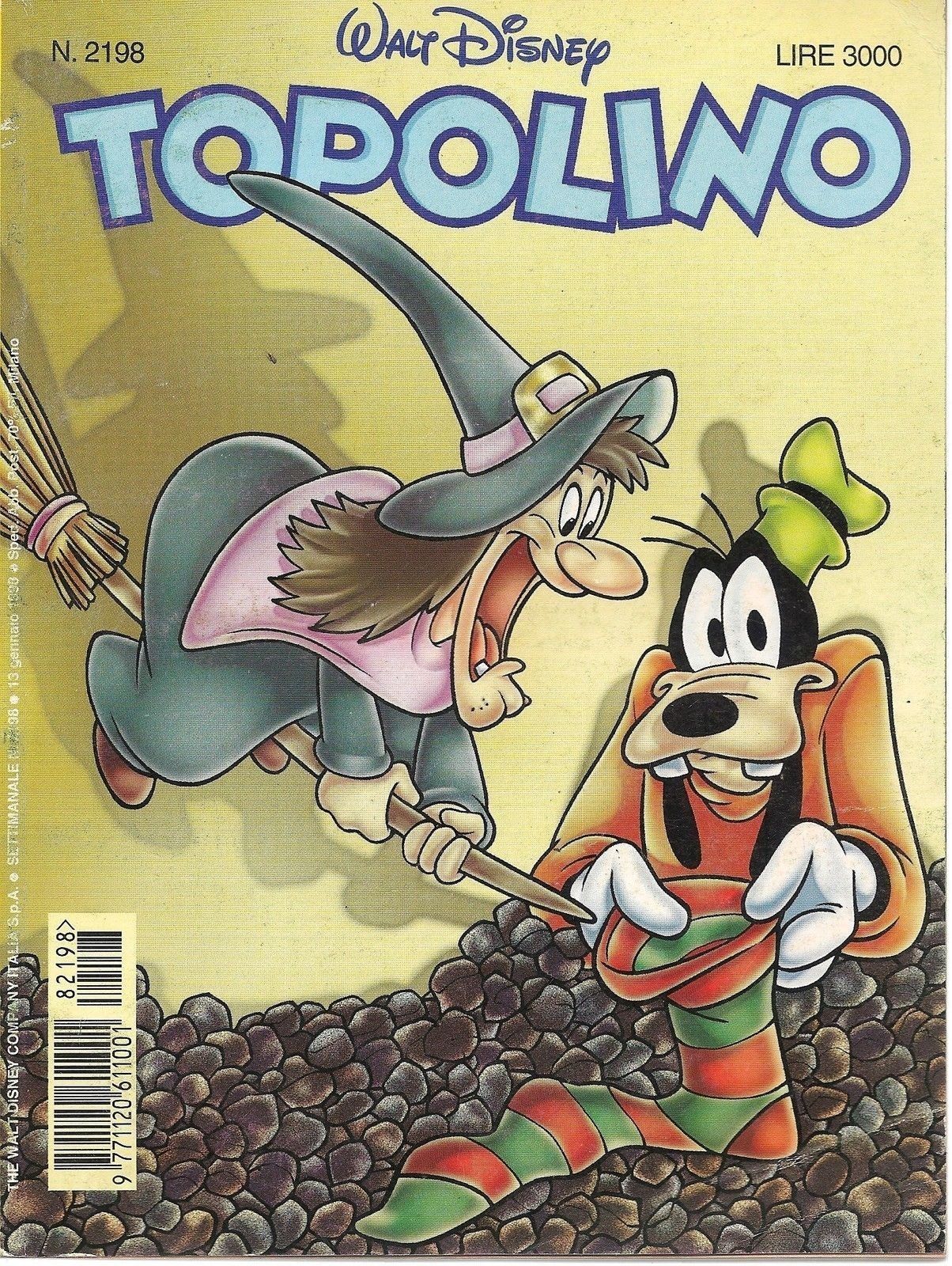 TOPOLINO N° 2198 - 13 GENNAIO 1998