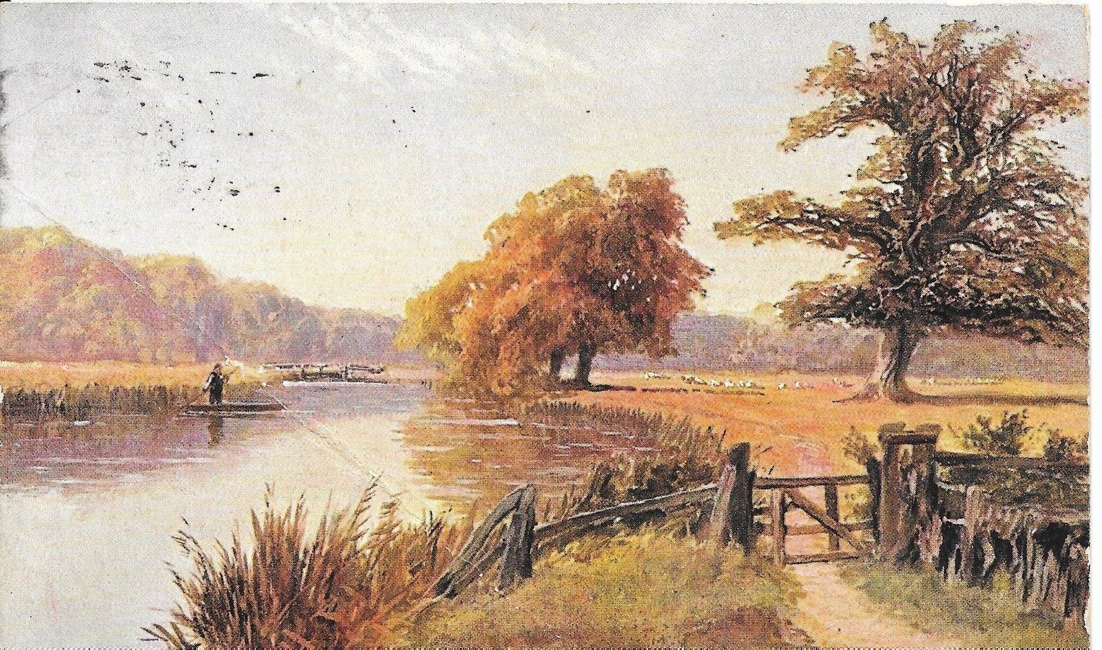 THE WEY NEAR SHALFORD - SURREY - V/T