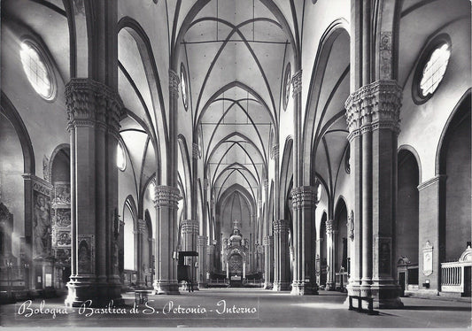 BOLOGNA - BASILICA DI S. PETRONIO - INTERNO - NV