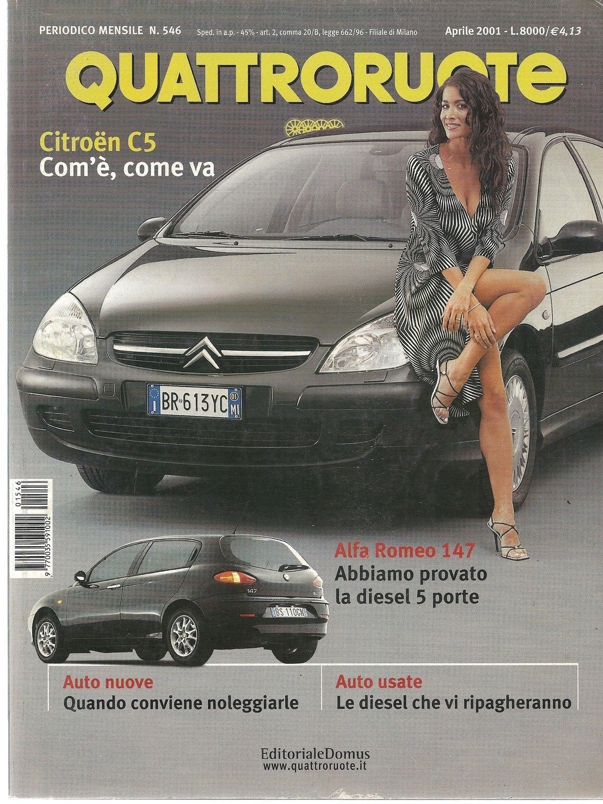 QUATTRORUOTE N 546 APRILE 2001 - AA.VV.