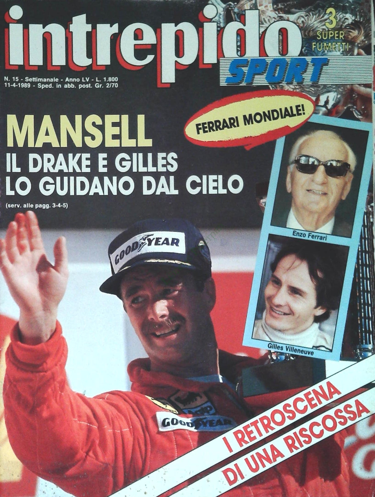 INTREPIDO SPORT 11 APRILE 1989 - MANSELL