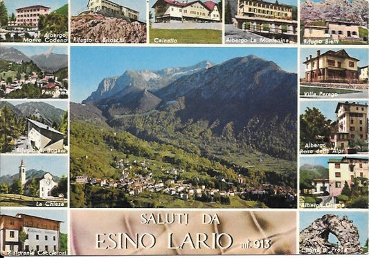 SALUTI DA ESINO LARIO - 14 IMMAGINI - V1979