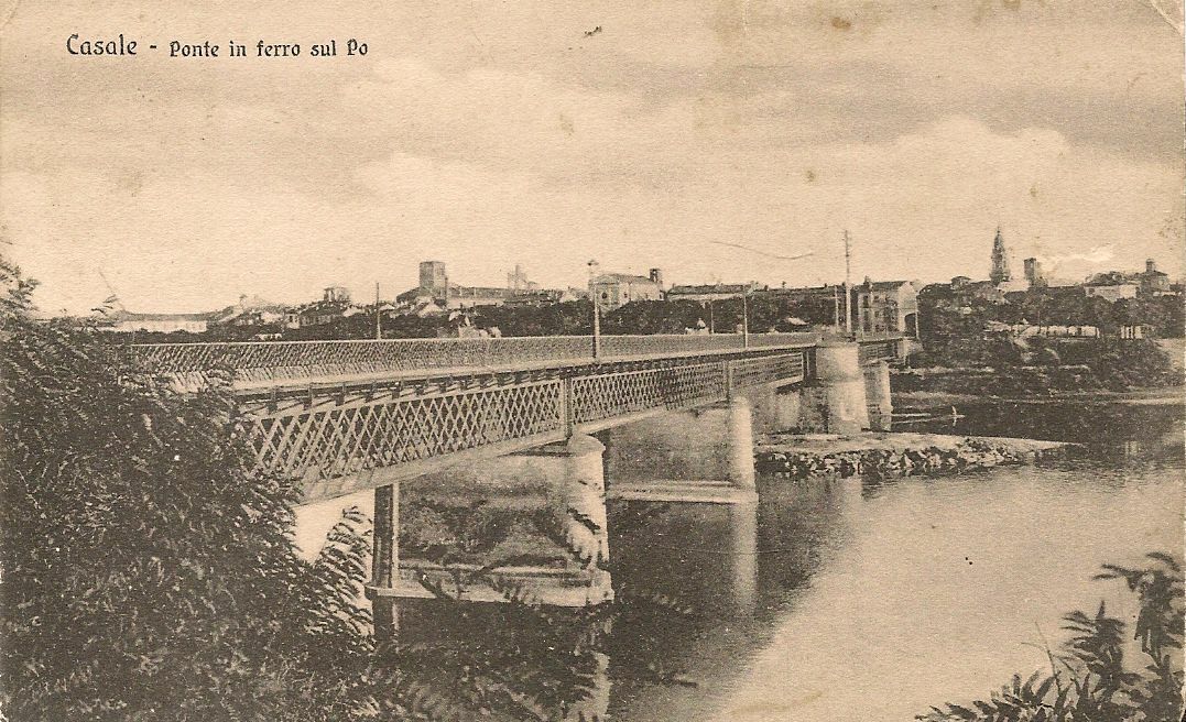 CASALE MONFERRATO - PONTE DI FEROR SUL PO - V1910