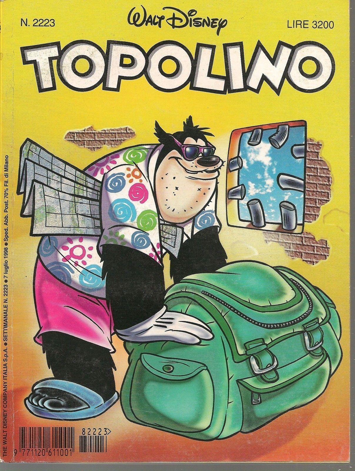 TOPOLINO N° 2223 - 7 LUGLIO 1998