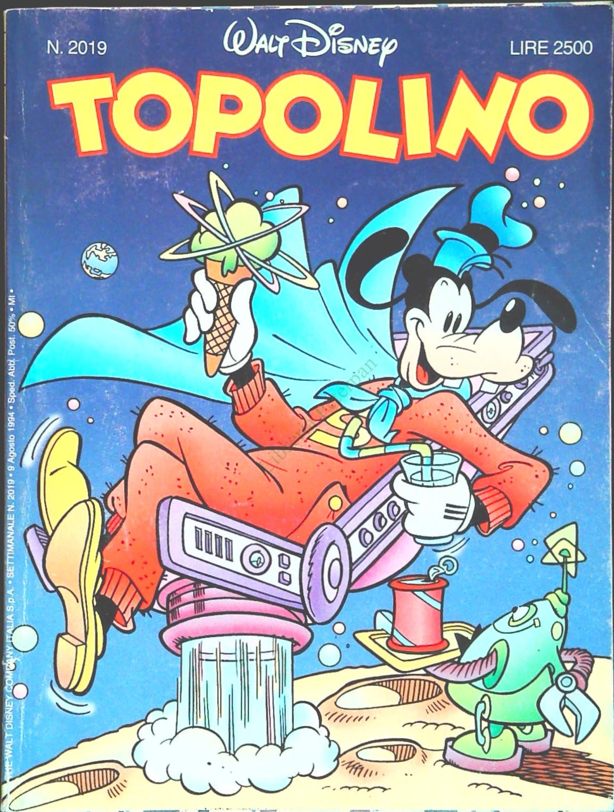 TOPOLINO N. 2019 - 9 AGOSTO 1994