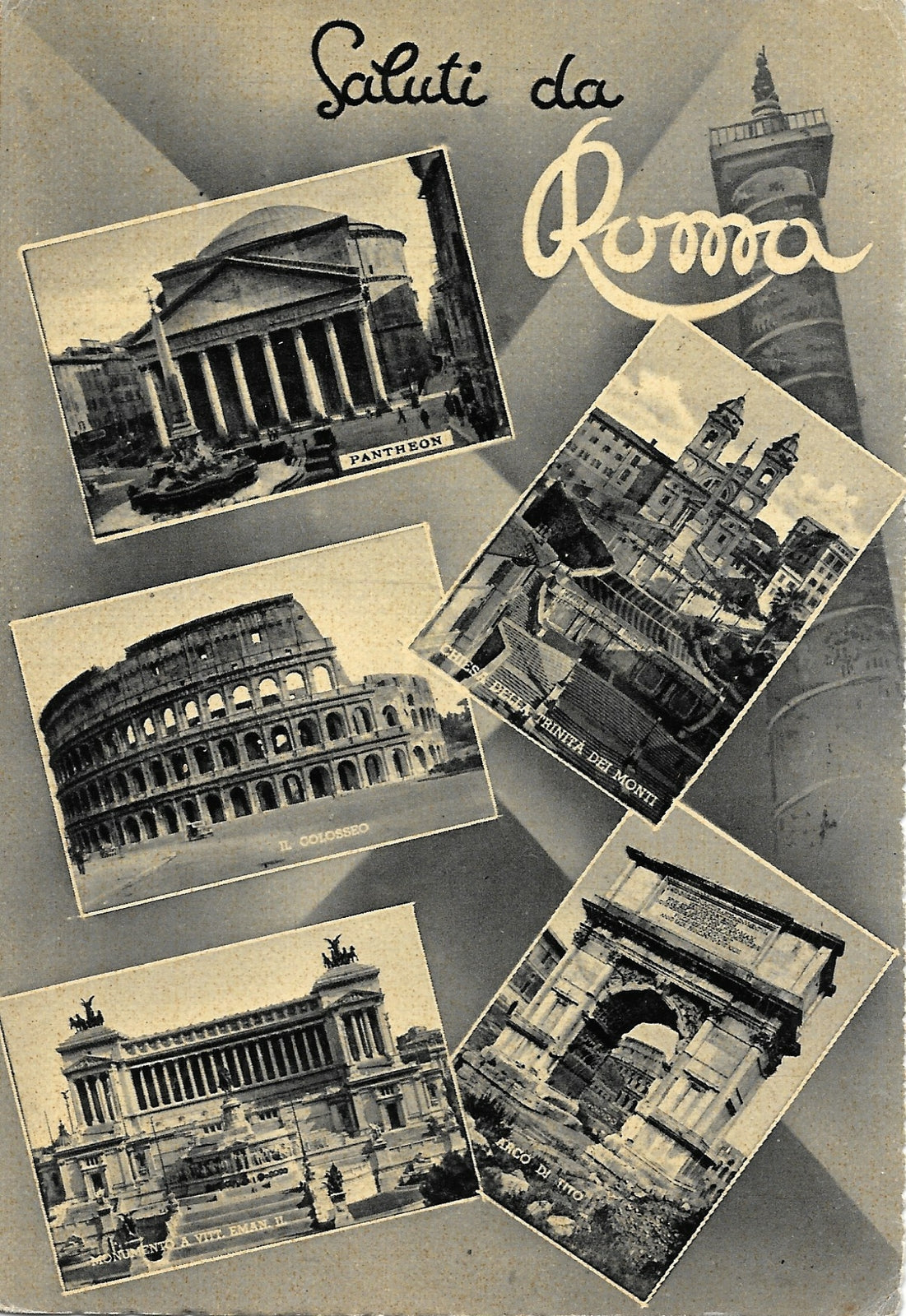 SALUTI DA ROMA - 5 IMMAGINI - V1950