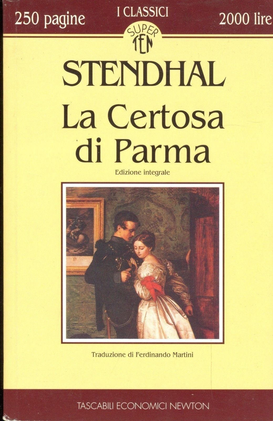 LA CERTOSA DI PARMA - STENDHAL - ED.NEWTON