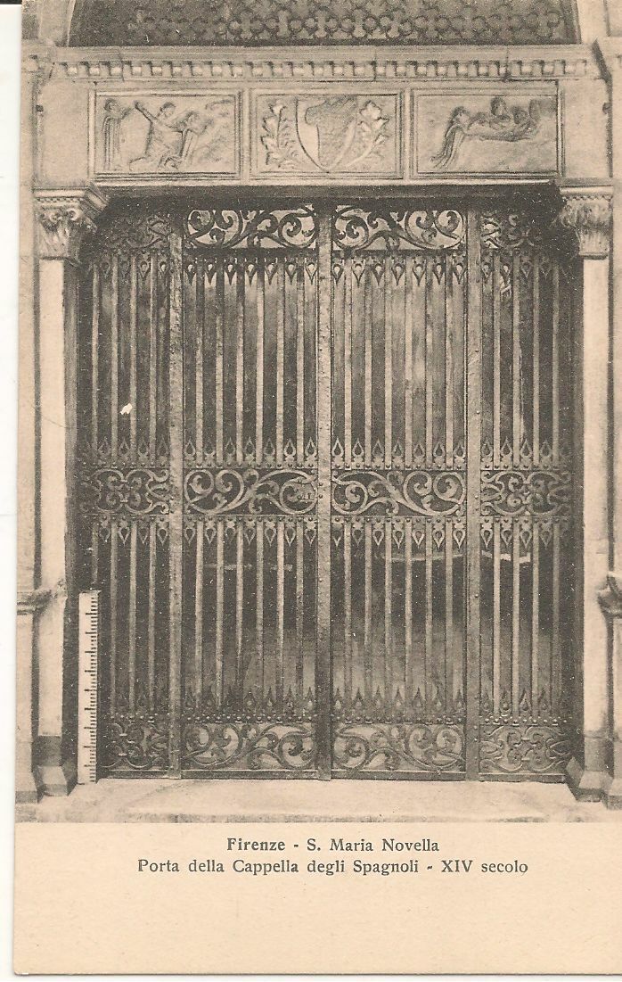 FIRENZE - S. MARIA NOVELLA - PORTA DELLA CAPPELLA DEGLI SPAGNOLI - NV