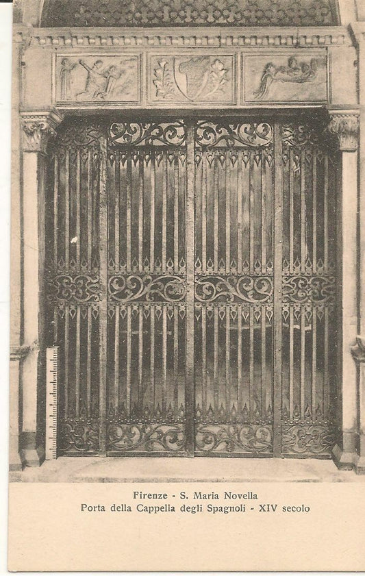FIRENZE - S. MARIA NOVELLA - PORTA DELLA CAPPELLA DEGLI SPAGNOLI - NV