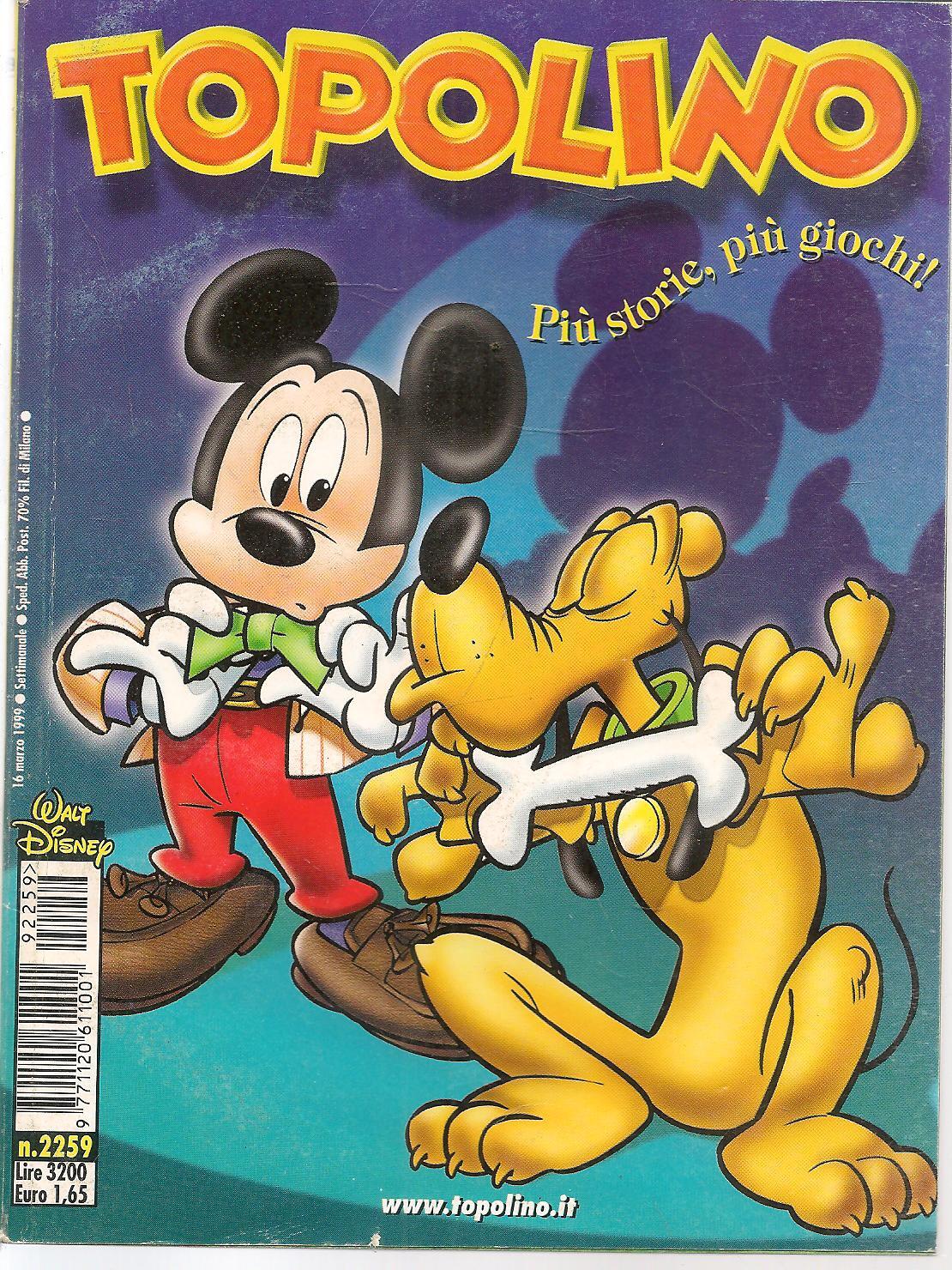 TOPOLINO N. 2259 - 16 MARZO 1999