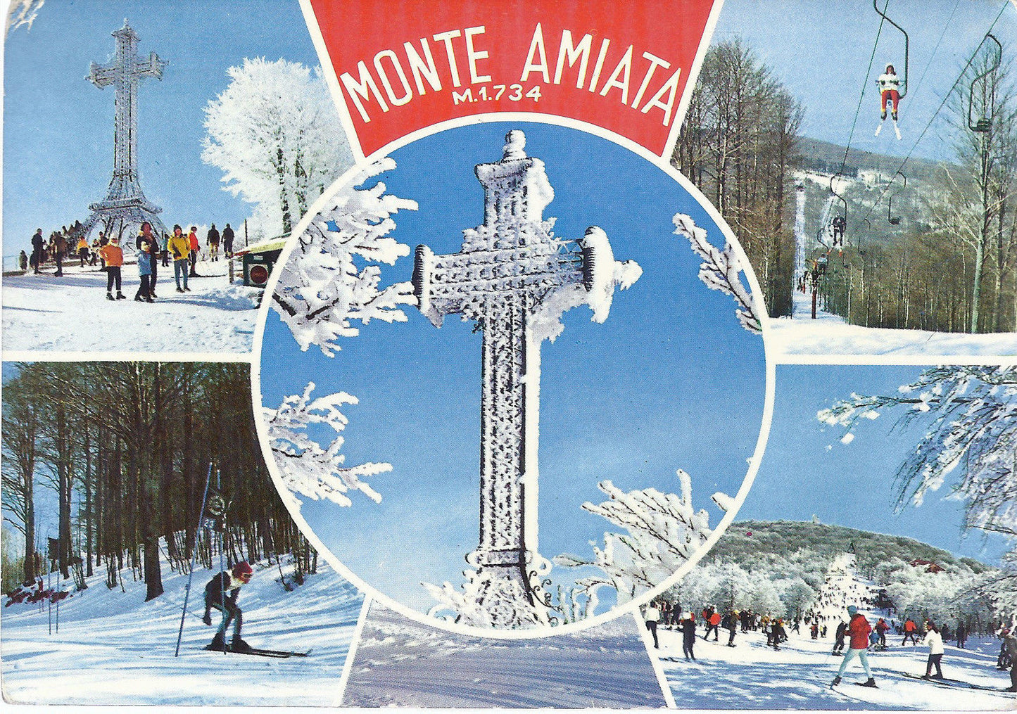 MONTE AMIATA - STAZIONE DI SPORTS INVERNALI - V 1977 - FG