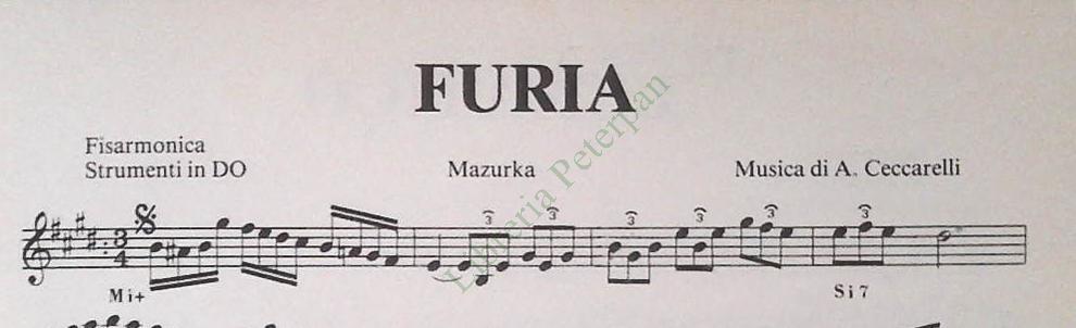 ABRAMO CECCARELLI - 10 BRANI PER FISARMOMONICA SOLISTA - SPARTITO-SHEET MUSIC