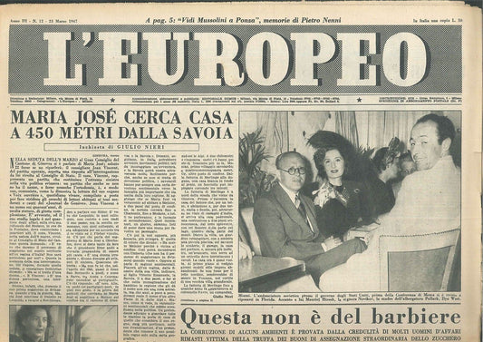 L'EUROPEO - ANO III° - N 12 - 23 MARZO 1947