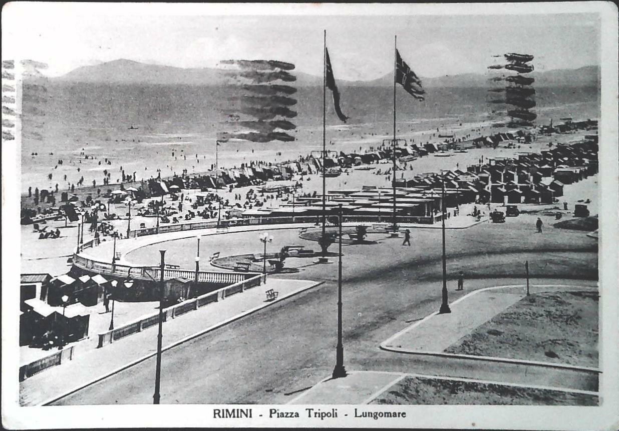RIMINI - PIAZZA TRIPOLI - LUNGAMARE - V1938