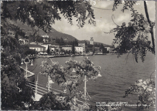 GARDONE RIVIERA - PRIMAVERA SUL LAGO - V 1953 - FG