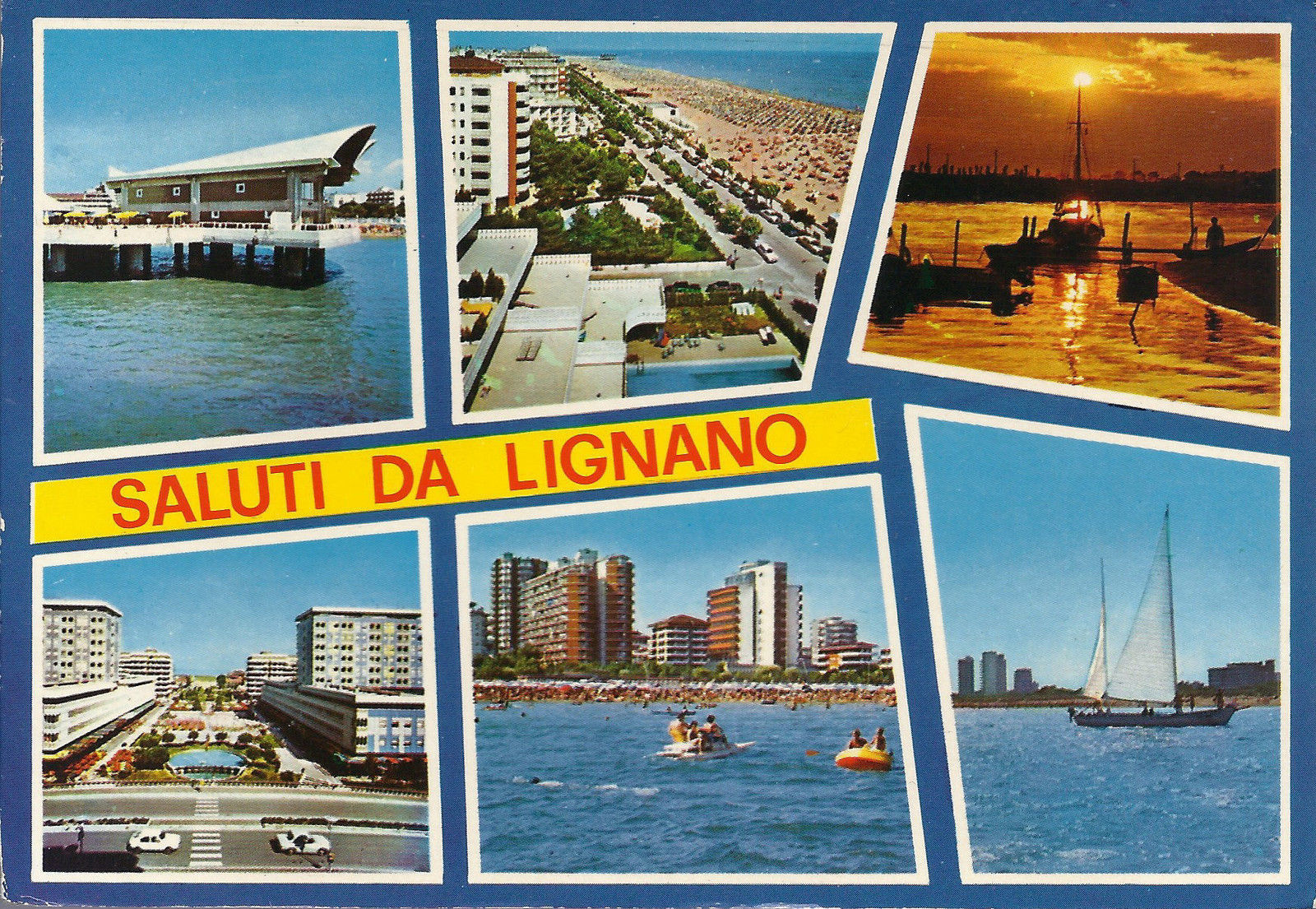 LIGNANO - SALUTI - 6 VEDUTE - V 1983