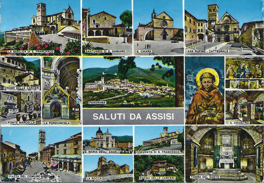ASSISI - 17 VEDUTINE - NV