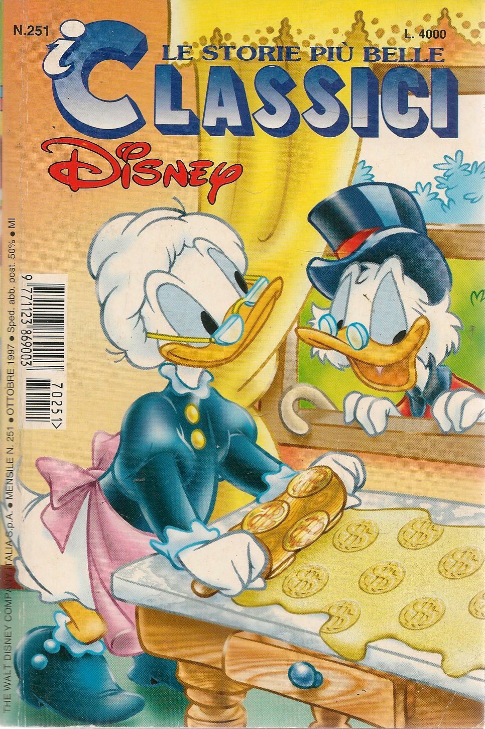 I CLASSICI DISNEY N. 251 - OTOTBRE 1997