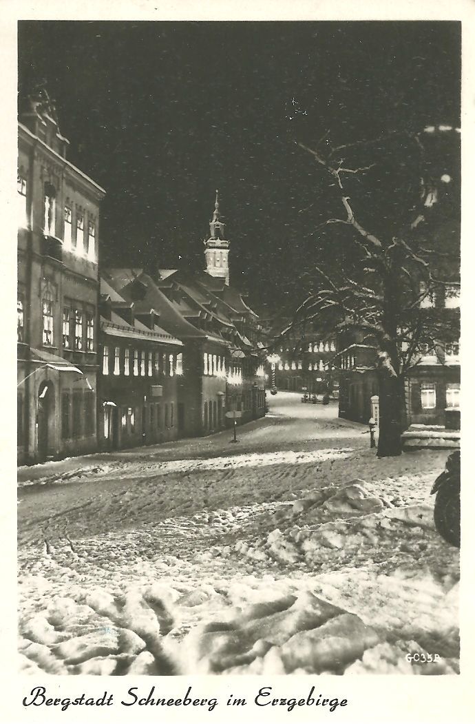 BERGSTADT SCHNEEBERG IM ERZGEBIRGE - V1952