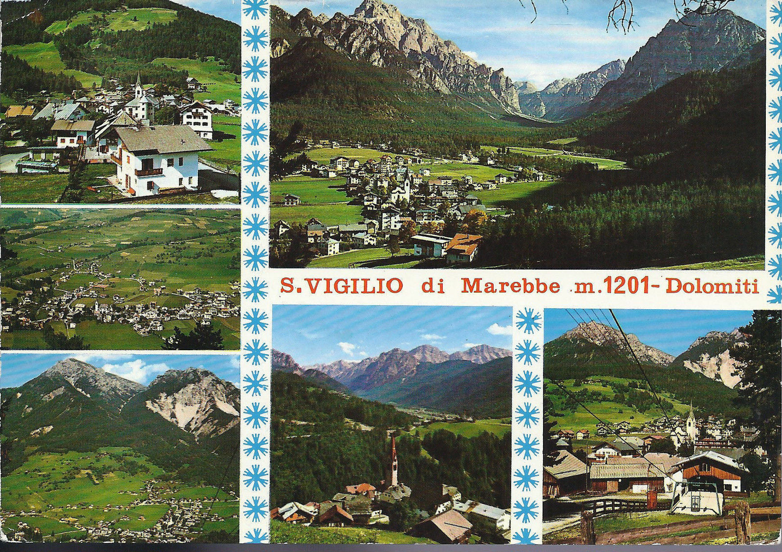 S. VIGILIO DI MAREBBE - 6 VEDUTE - V 1975