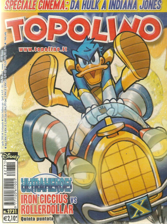 TOPOLINO N. 2731 - 1 APRILE 2008