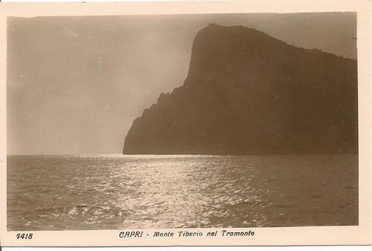 CAPRI -  MONTE TIBERIO AL TRAMAONTO - NV
