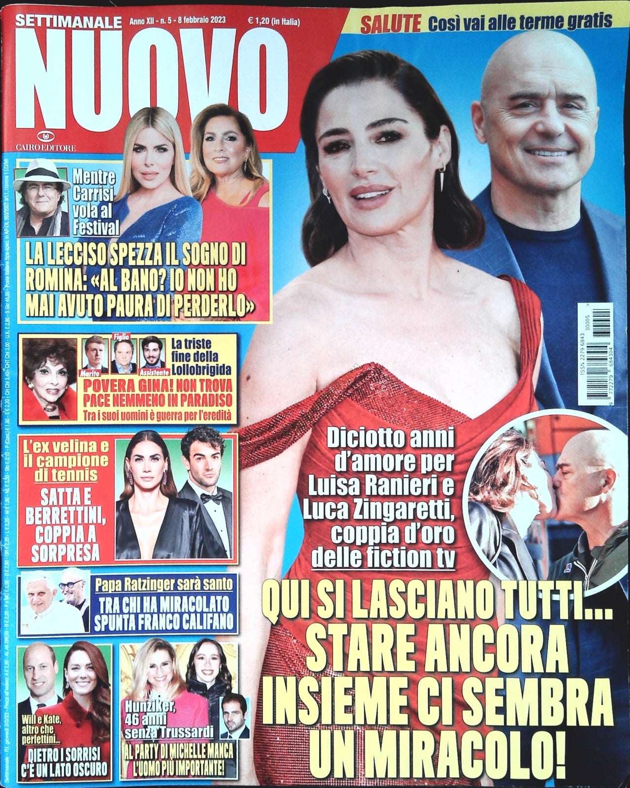SETTIMANALE NUOVO 8 FEBBRAIO 2023 - ZINGARETTI - LECCISO - SATTA - LOLLOBRIGIDA