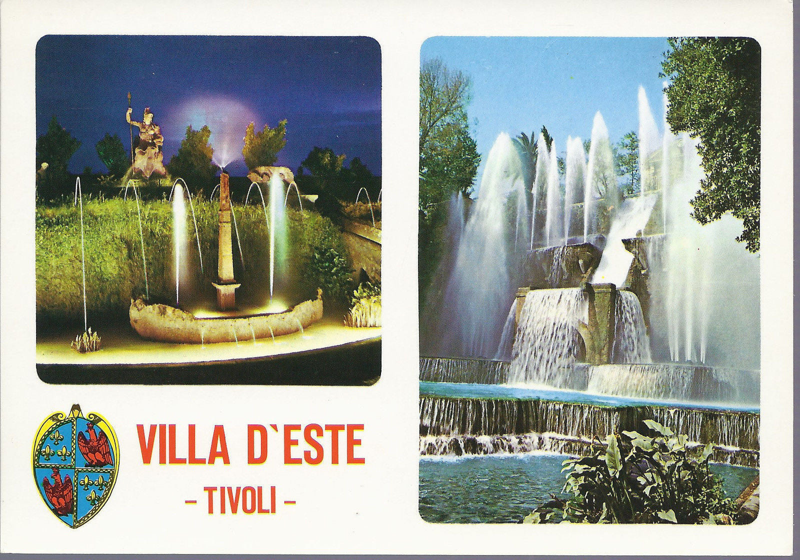 TIVOLI - VILLA D'ESTE - 2 VEDUTE - NV - FG
