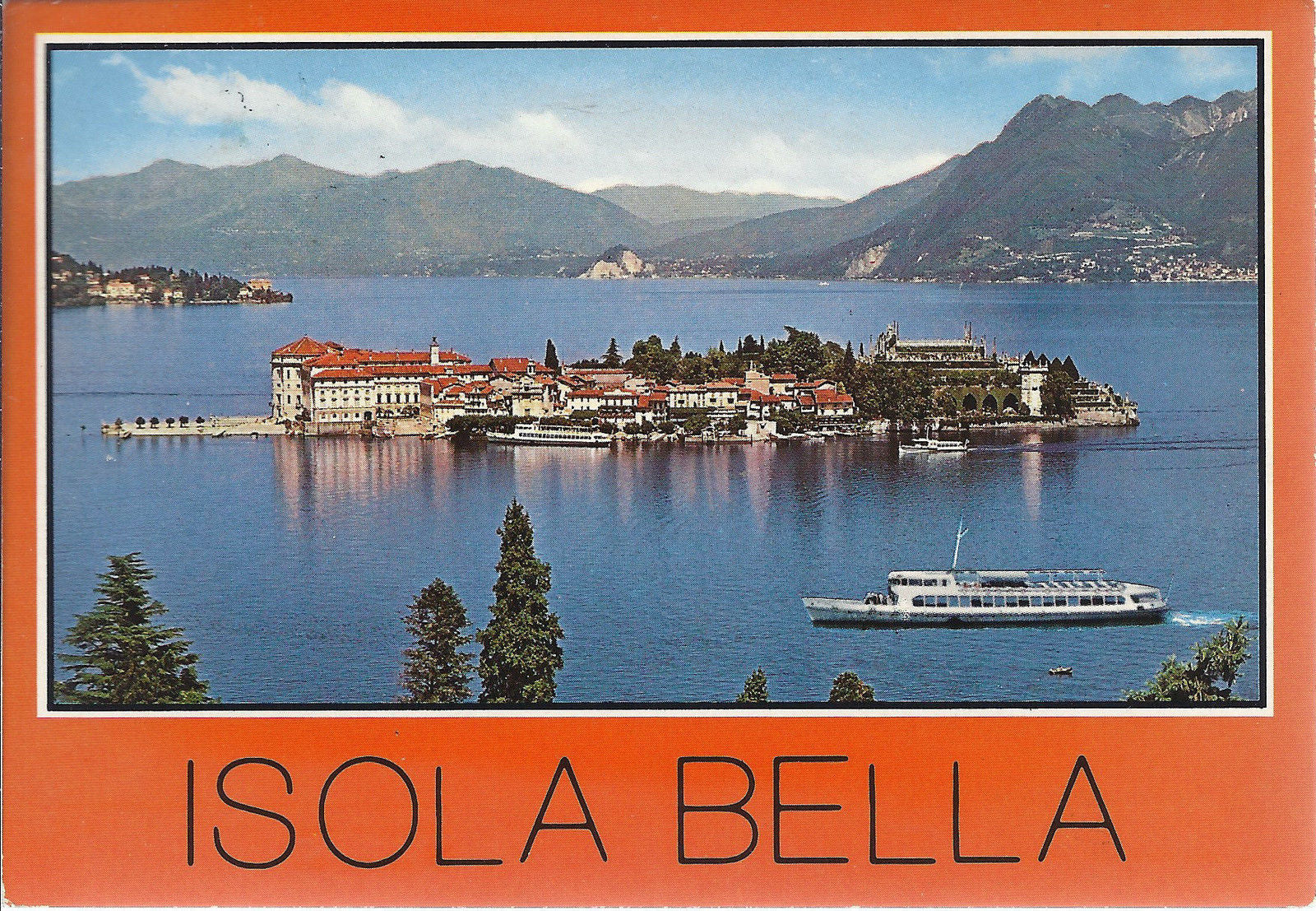 ISOLA BELLA - LAGO MAGGIORE - VISTA DA STRESA - V1985