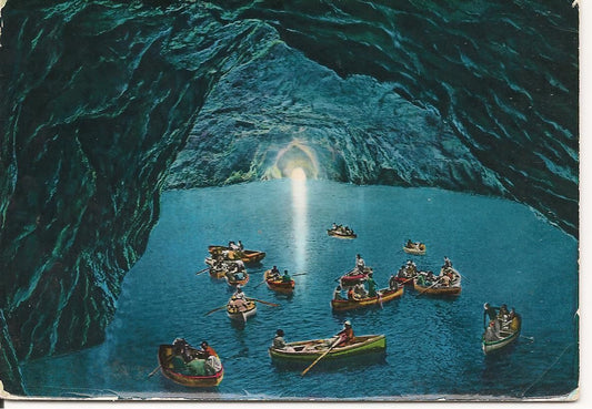 CAPRI - GROTTA AZZURRA - ACQUARELLATA - V