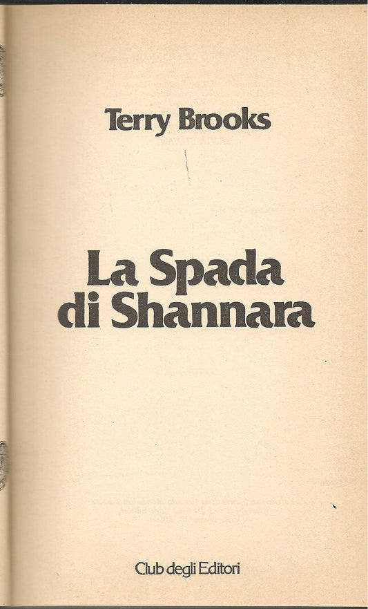 LA SPADA DISHANANRA - TERRY BROOKS