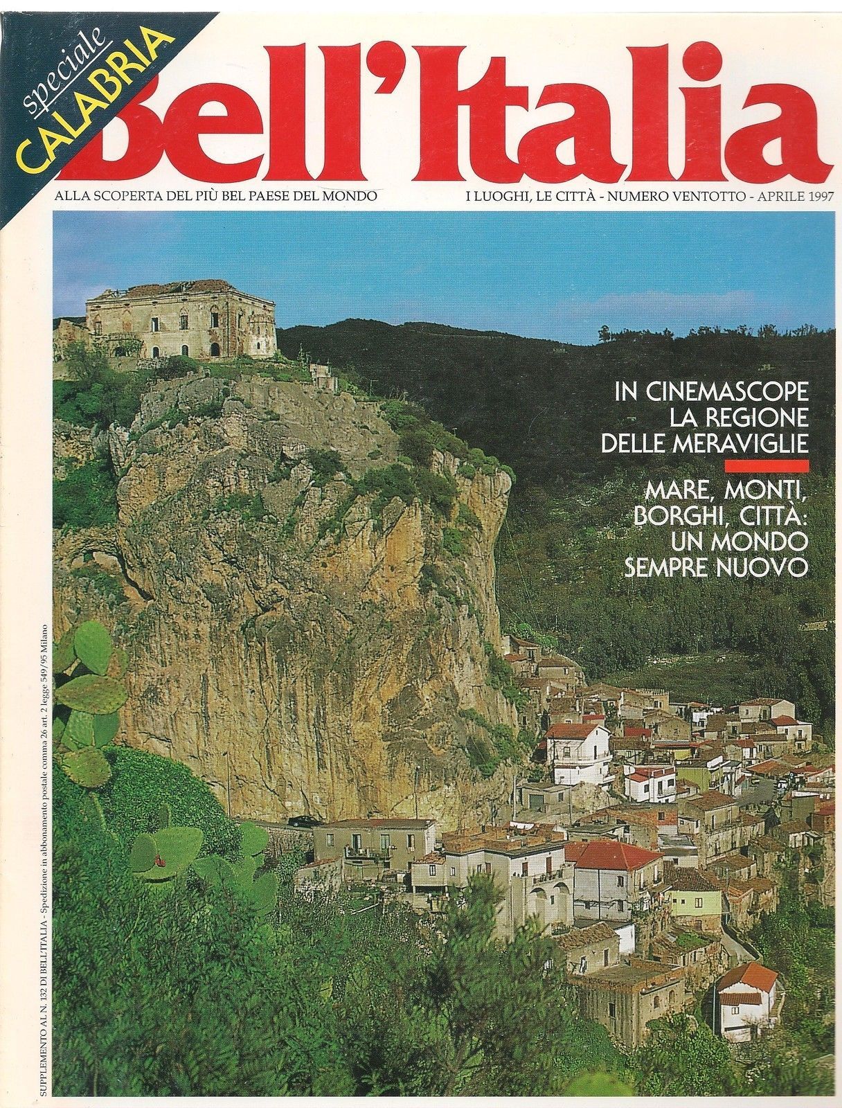 BELL'ITALIA  N 28 - APRILE 1997 - SPECIALE CALABRIA
