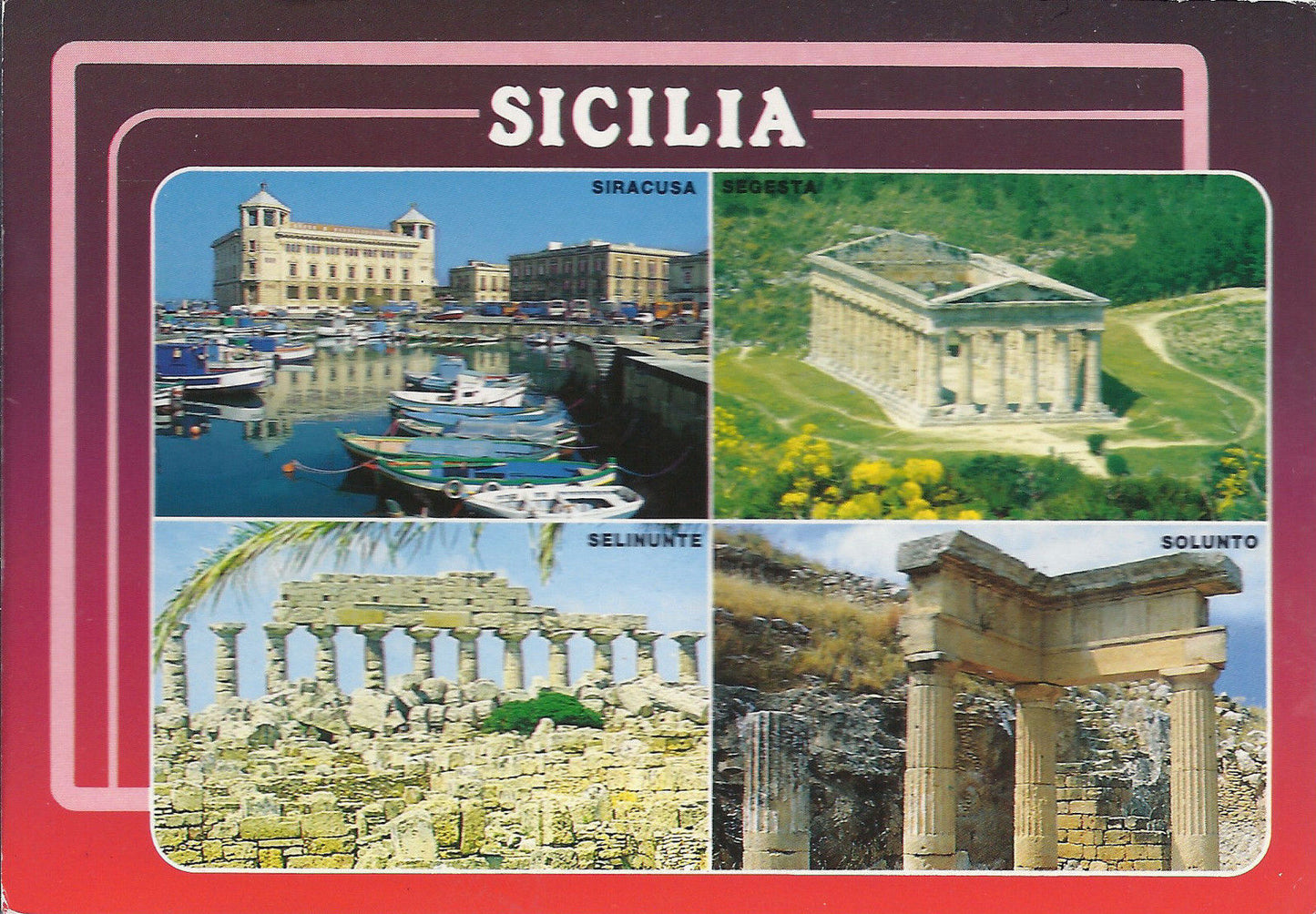 SICILIA - 4 VEDUTE - V1996