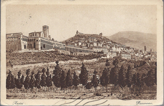 ASSISI - PANORAMA - V 1933 - FP